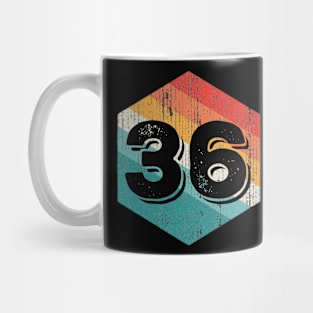 Vintage 1936 Retro Legendary, Birthday Mug